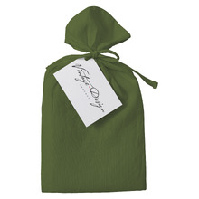 Olive French Linen European Pillowcase